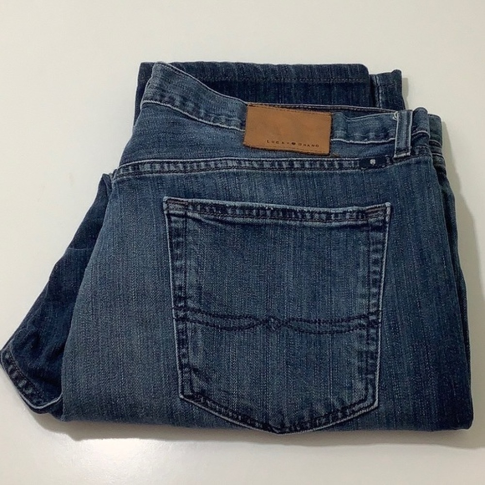 Lucky brand 121 Heritage slim premium Italian denim jean size 38 X 30 EUC - Picture 16 of 16